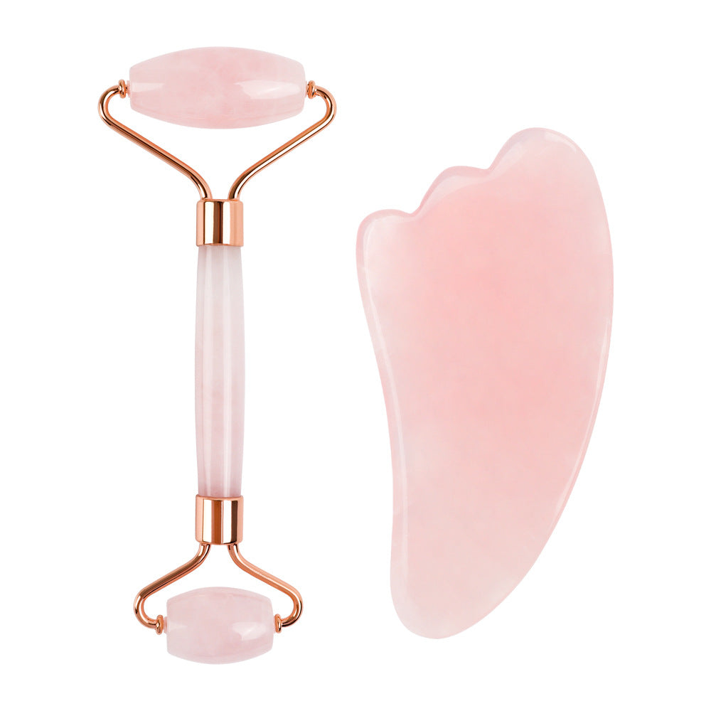 Natural Jade Roller Set – Gezichtsmassage & Gua Sha