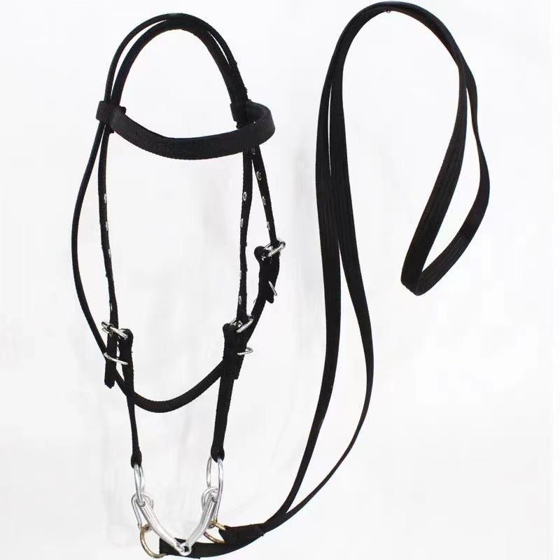 Horse Halter Rope Riding Hose Bridle Fiber, Halster Touw – Sterk Nylon – Paard – Rood